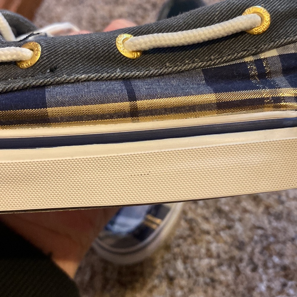 π§‘2/$15π§‘ ππ Adorable Blue, White and Gold Sperry Top-Sider ππ - Picture 16 of 16